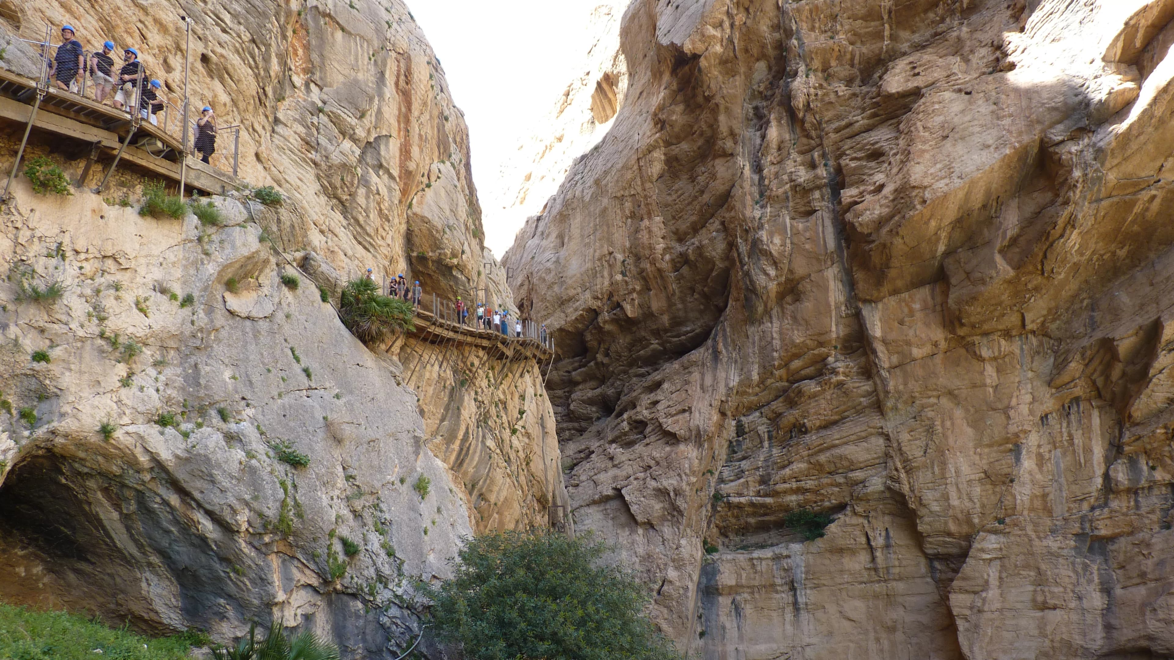 Pogled sa staze Caminito del Rey